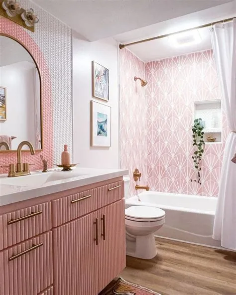 Colors For A Pink Bathroom at Clayton Cooper blog