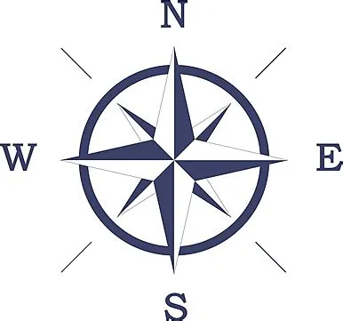 Simple Compass Vector