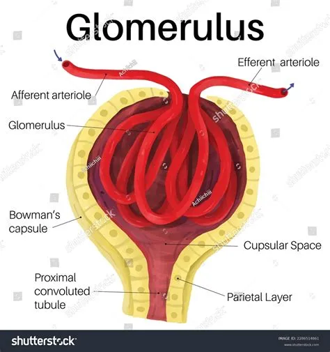 Glomerular Histology Labeled