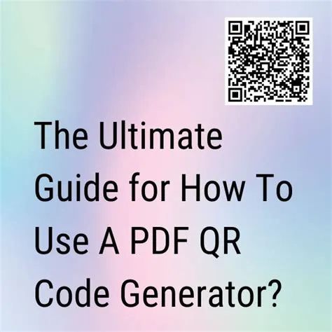 Pdf Qr Code Generator of PDF - WPS PDF Blog