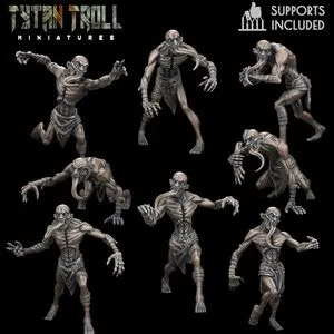 Ghast / Dnd / Pathfinder / 5e / Miniature / Tytan Troll Miniatures - Etsy