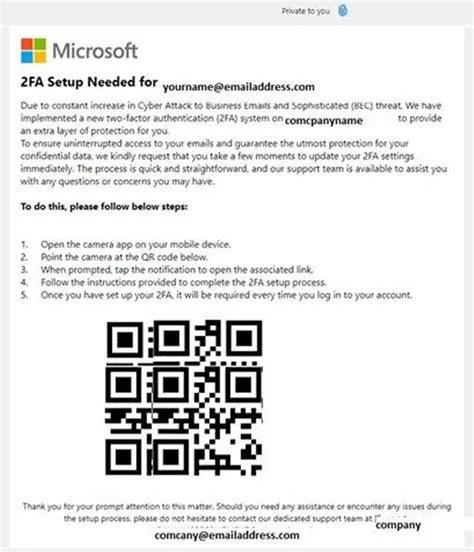 New Microsoft Phishing QR Scam - Comcare Technology Ltd