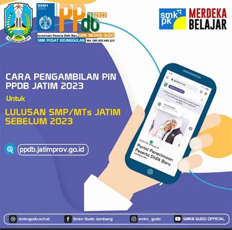 CARA AMBIL PIN PPDB UNTUK LULUSAN SMP/MTs JATIM SEBELUM 2023 | SMK ...