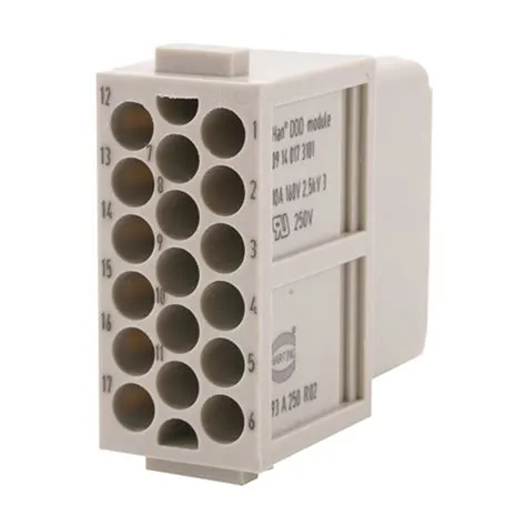09140173101 HARTING Han DDD Modul Buchseneinsatz (F) Crimpanschluss, 17 ...