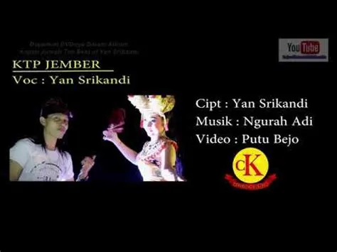 klip lagu bali YAN SRIKANDI - KTP JEMBER - YouTube