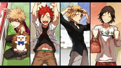 Bakugou Katsuki & Kirishima Eijirou & Kaminari Denki & Sero Hanta ...