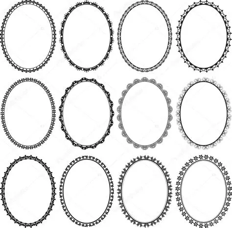 Frames oval — Stock Vector © mtmmarek #11112210