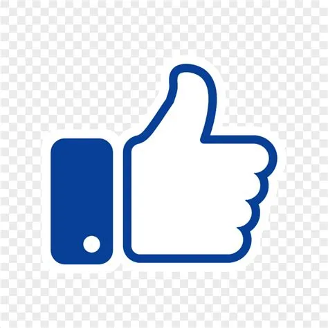 Facebook Like Icon Png Transparent Background
