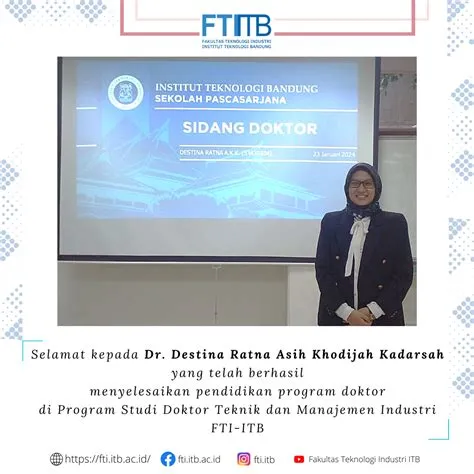 Selamat atas sidang pendidikan Program Doktor FTI-ITB – FAKULTAS ...
