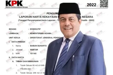 Harta Kekayaan Rektor UIN KHAS Jember di Akhir Masa Jabatan Bejibun ...