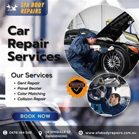 Car Repairs in Dandenong - SFA | Car repair service, Mechanic life, Repair