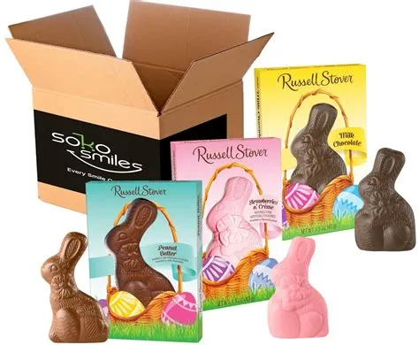 Amazon.com: Russell Stover Easter Solid Milk Chocolate Bunny 1.5 oz ...