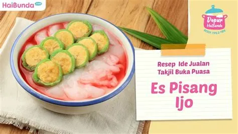 Resep Es Pisang Ijo yang Enak dan Menyegarkan, Bisa untuk Ide Jualan ...