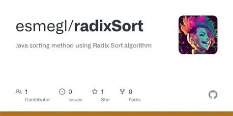 GitHub - esmegl/radixSort: Java sorting method using Radix Sort algorithm