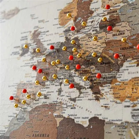 What Is A Push Pin World Map at Levi Irvine blog