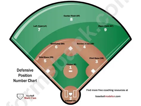 Baseball Position Chart Pdf