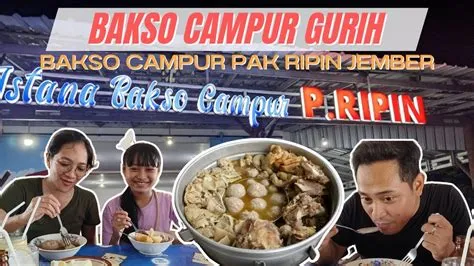 KULINER JEMBER WAJIB DICOBA | ISTANA BAKSO CAMPUR PAK RIPIN KALIWINING ...
