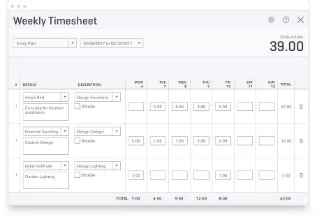 Timesheet Templates - Weekly, Bi-Weekly & Monthly | QuickBooks Canada