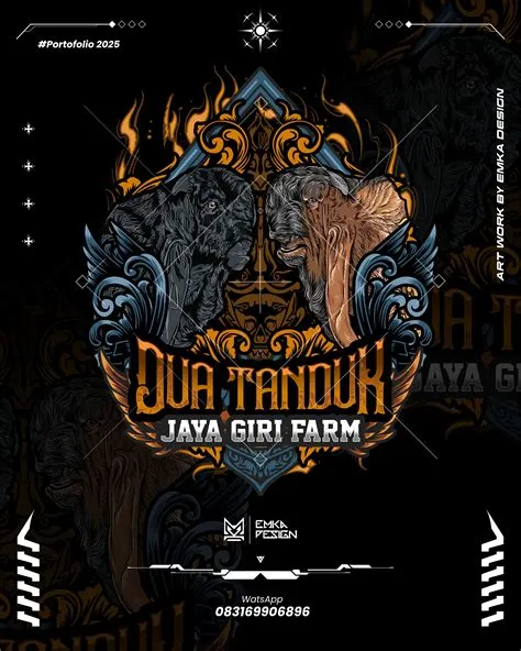 DUA TANDUK PRIDE (ORDER DESAIN WA DIATAS) | Desain, Seni, Gambar