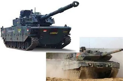 Perbandingan Tank Harimau Buatan Pindad dengan Tank Leopard 2 Andalan ...