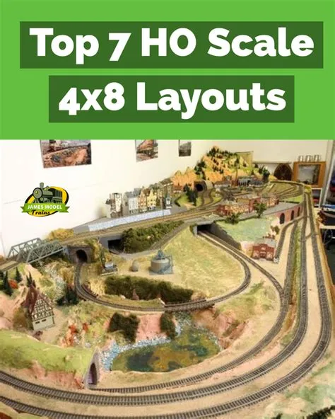 Top 7 HO Scale Train Layout 4x8 Photo Galleries | Model train layouts ...