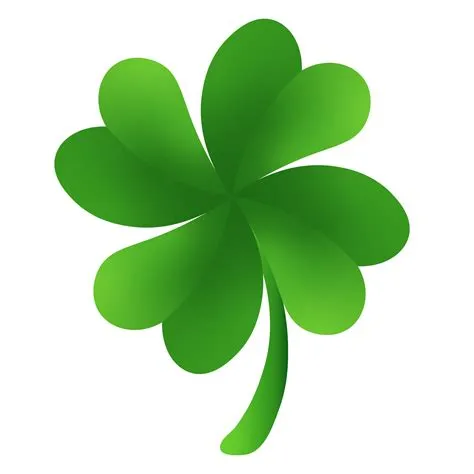 Four leaf clover isolated on Transparent background. St. Patrick's Day ...