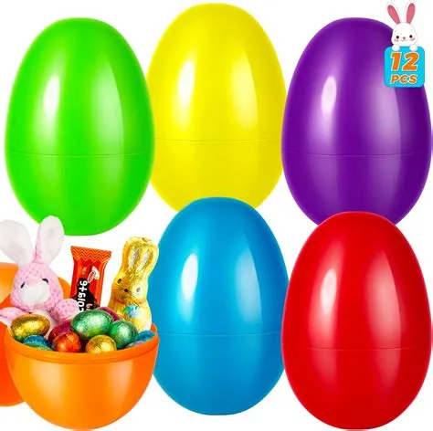 12 PCS Large Fillable Plastic Easter Eggs for Egg Philippines | Ubuy