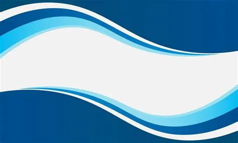 Blue wave shape on white background. 11875287 Vector Art at Vecteezy