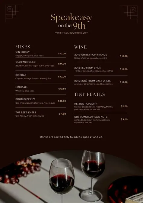 Free Printable And Customizable Wine Menu Templates Canva | atelier ...