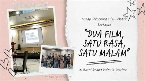 Recap Screening Film Pendek Bertajuk “Dua Film, Satu Rasa, Satu Malam ...
