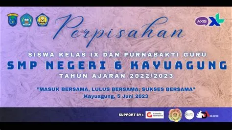 Paduan Suara acara Perpisahan SMPN 6 KAYUAGUNG angkatan Ke-18 - YouTube