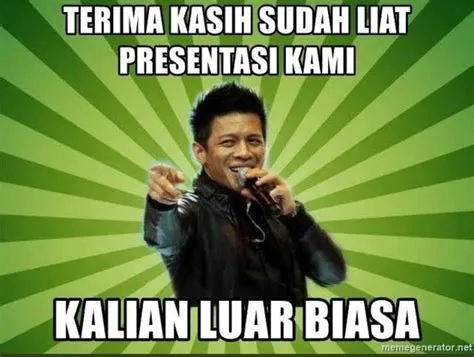 Kata-kata Lucu Penutup Presentasi
