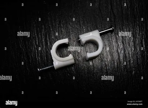 cable fix pin, photography object Stock Photo - Alamy