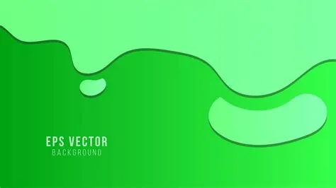 Green gradient liquid shapes abstract covers vector collection. Digital ...