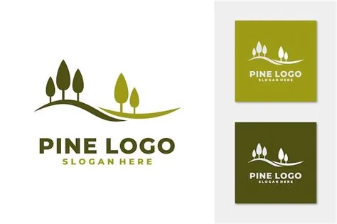 Premium Vector | Pine logo vector