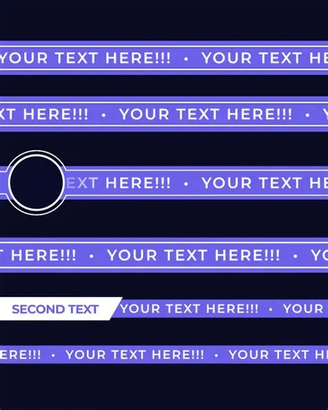 Scrolling Text Banner Template for Adobe Premiere Pro | AdsRx