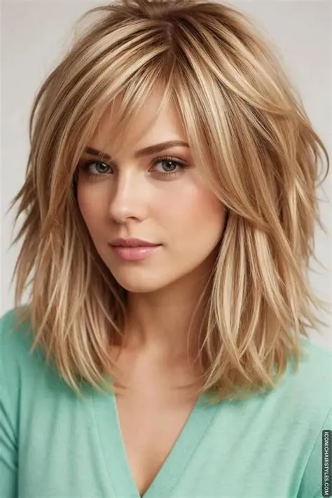 30+ Medium Length Layered Haircuts for a Trendy Look | Haircuts for ...