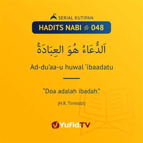 Doa Adalah Ibadah – Serial Poster Hadits – Yufidia.com
