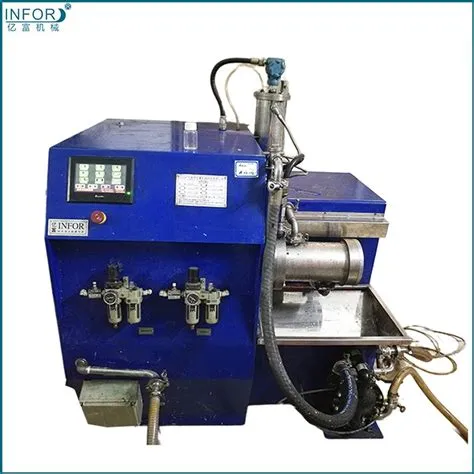 Lab Grade Series 5L Capacity Ceramic Nano Pin Static Sand Mill for Ink ...