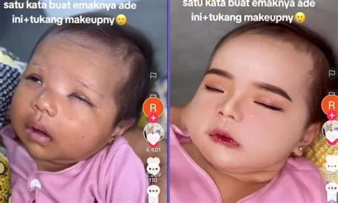 Viral Bayi Di-Makeup Seperti Orang Dewasa, Bikin Netizen Murka ...