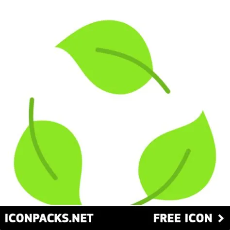 Free Sustainable Environment Green Leaves Symbol SVG, PNG Icon ...