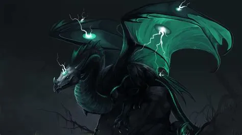 Green Lightning Dragon Wallpapers - Top Free Green Lightning Dragon ...