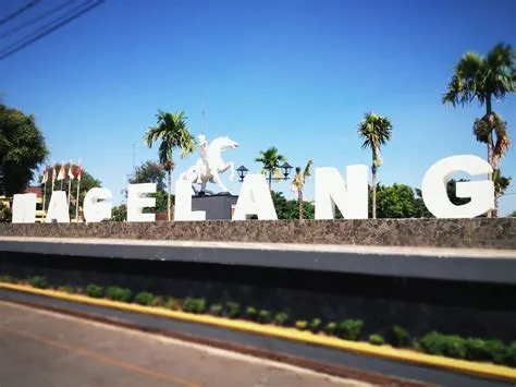 Magelang city, central java, indonesia. Small city with still cool ...