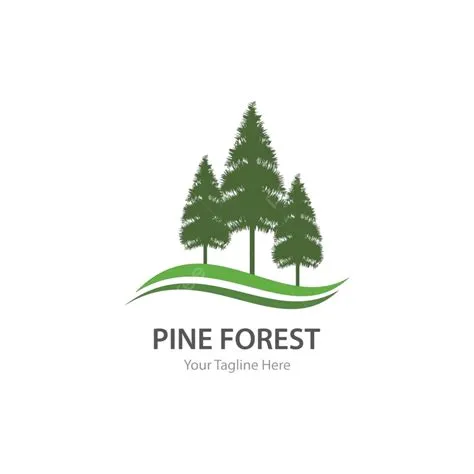 Pine Tree Design Vector PNG Images, Pine Tree Logo Ilustration Vector ...