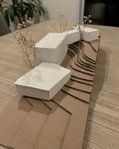 MDF Model | Architecture model, Architecture design concept, Conceptual ...