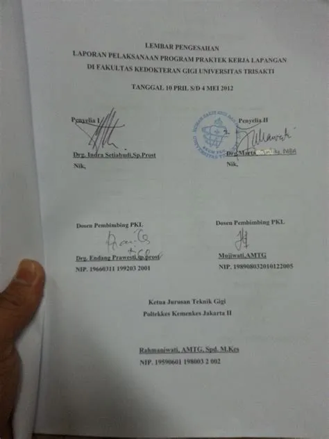 Contoh Laporan Pkl Lembar Pengesahan - Download Contoh Lengkap Gratis ️