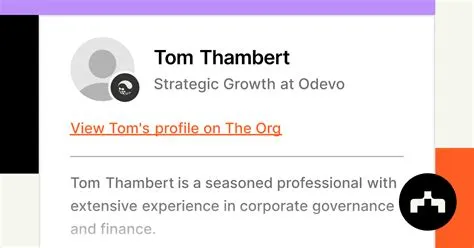 Tom Thambert - Strategic Growth at Odevo | The Org