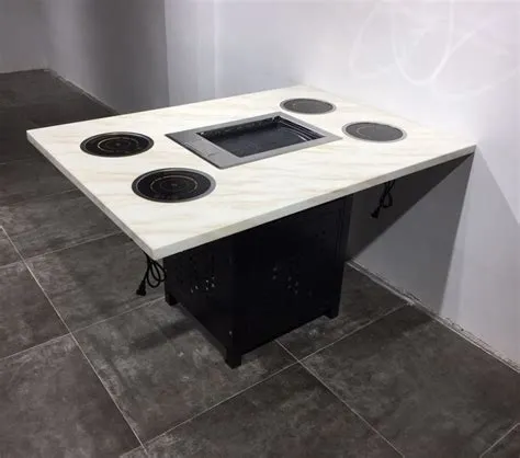 Korean Bbq Grill Dining Table