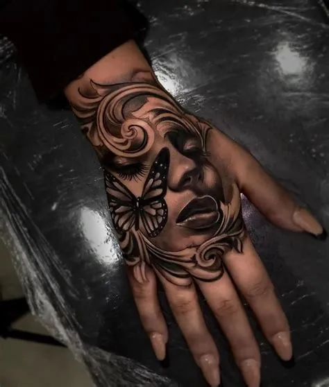 evolutiontattoosd on Instagram | Hand tattoos for women, Pretty hand ...