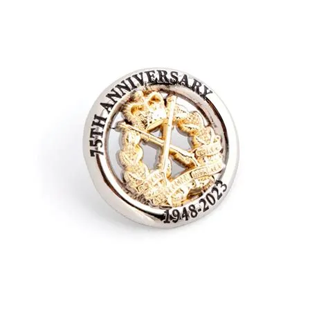 RAInf 75th Anniversary Ltd Lapel Pin - Army Shop